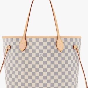 Louis Vuitton Damier Azur Tote with Tan Accents